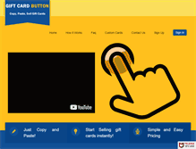 Tablet Screenshot of giftcardbutton.com